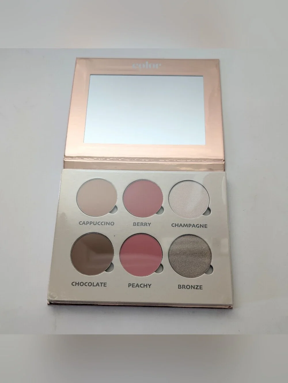 6 Color Contour Blush Palette - Berry/Peachy/Cappuccino Chocolate Long Lasting